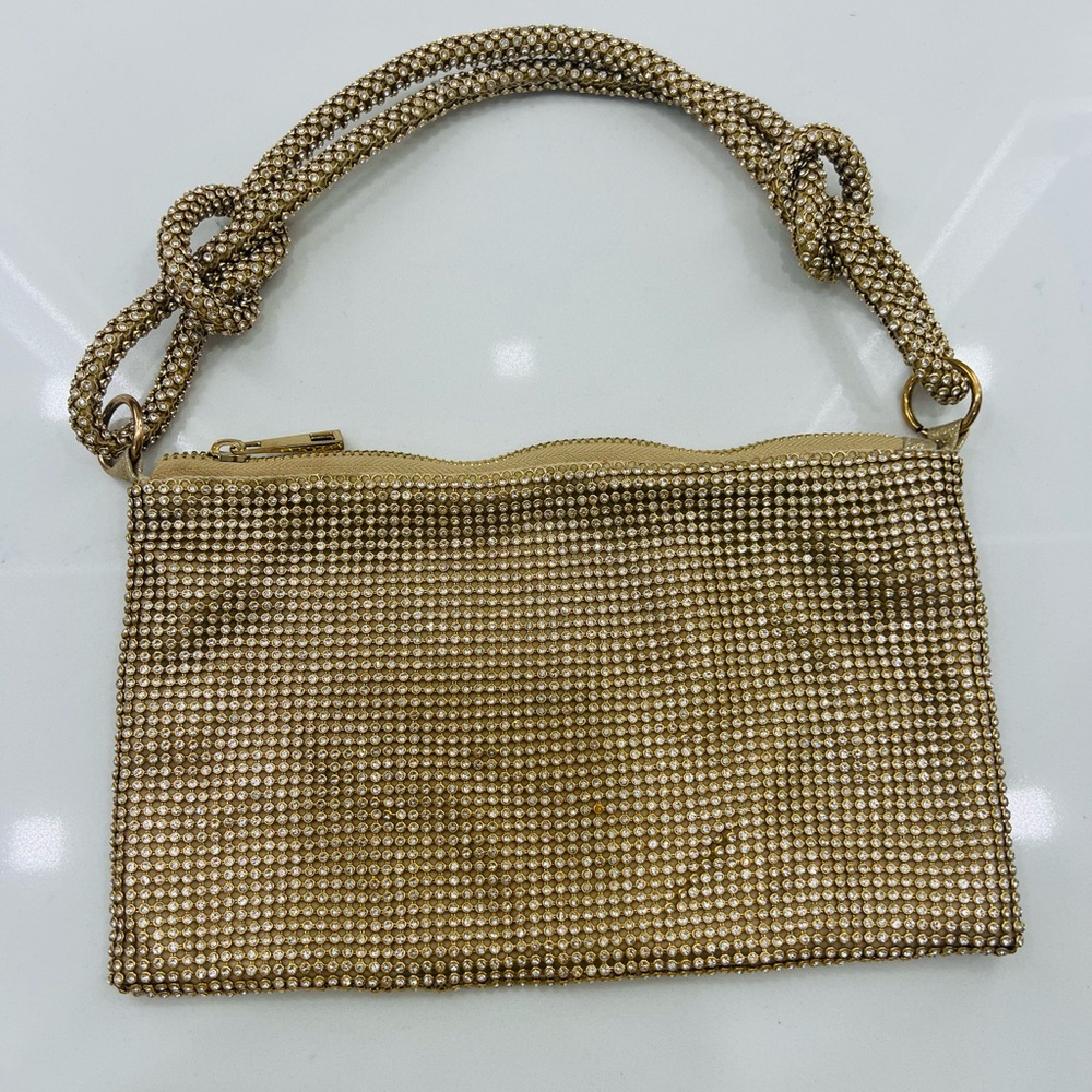 Elegant Gold Clutch Bag